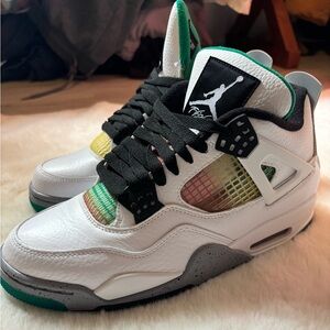 Jordan 4 retro lucid green Rasta